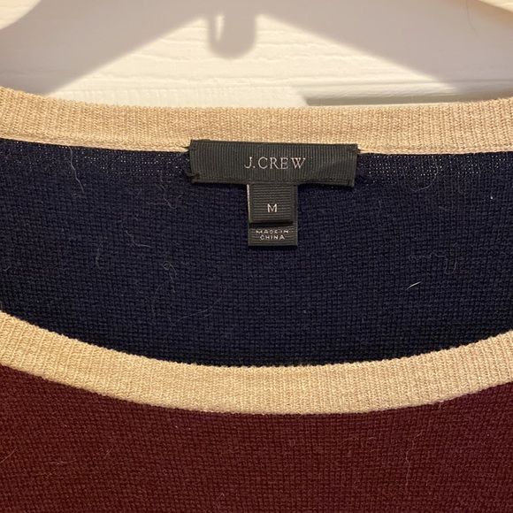 J Crew Color Block Sweater - Picture 2 of 5